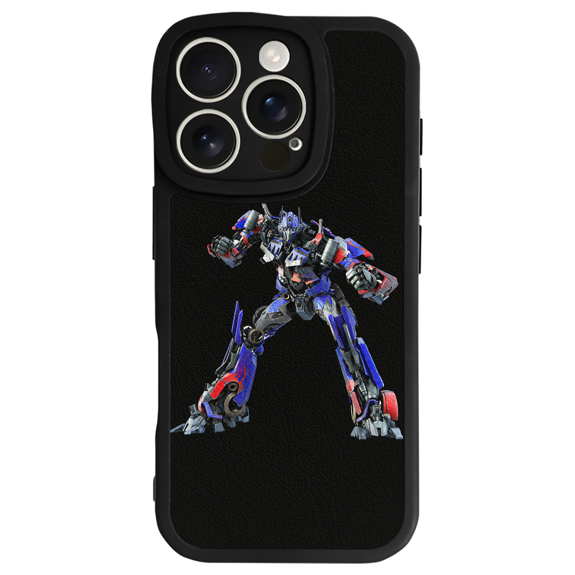 （画像用） Transformers トランスフォーマー 【iPhone 16シリーズ対応】シリコンスマホケース（レザー調） 材質：シリコン